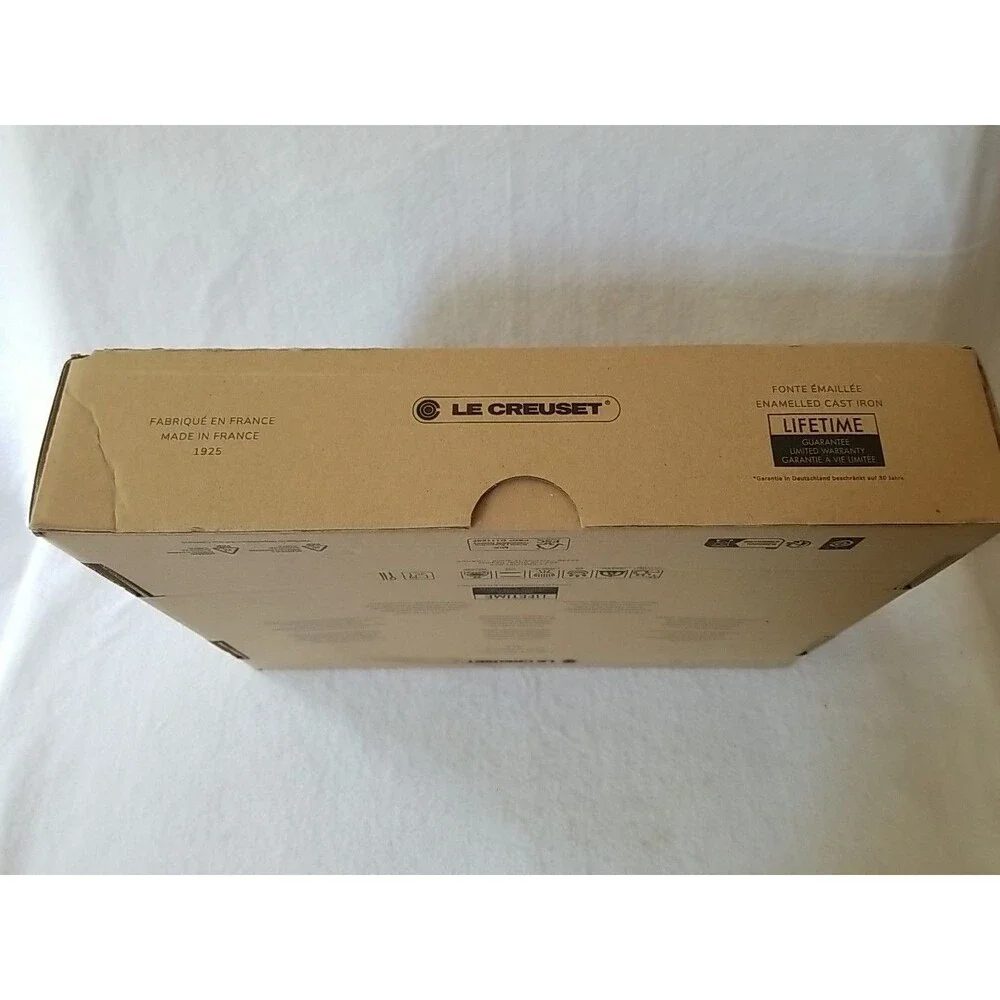 LE CREUSET Empty Cardboard Storage Box Only for Outdoor Square Grilling Basket
